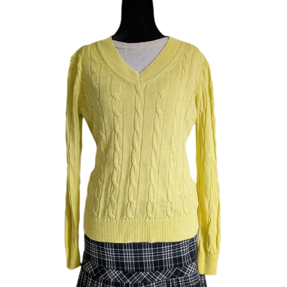 Brooks Brothers Elevated Basic Old Money Cable Kn… - image 2